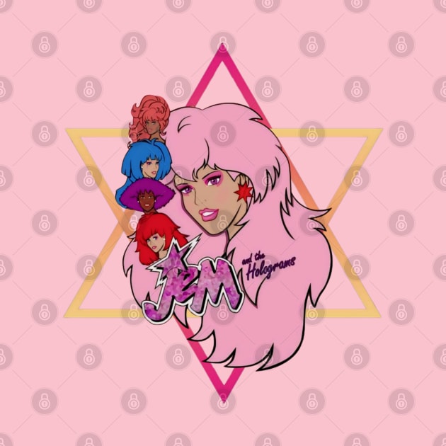 Jem and the holograms t-shirt by Dede gemoy