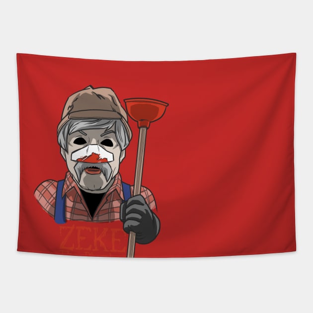 Zeke The Plumber Tapestry by azureaerrow