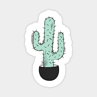 Cactus Art Magnet