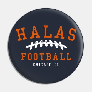 Halas Built Chicago Pin