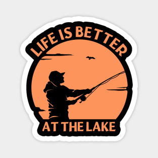 Life Is Better At The Lake Magnet