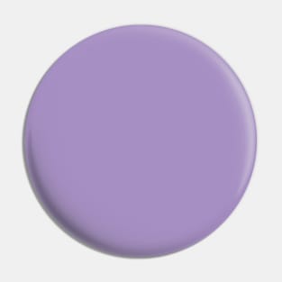 Solid lavender Light Purple  Monochrome Minimal Design Pin