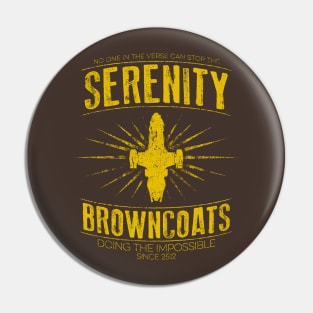 Serenity Browncoats Pin