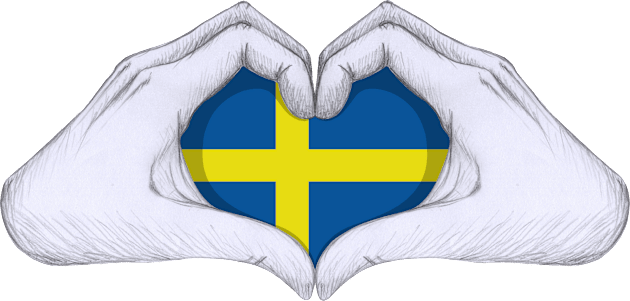 Sweden Kids T-Shirt by redmay