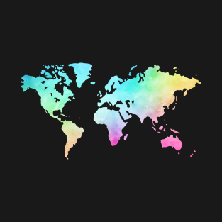 Colorful world map T-Shirt