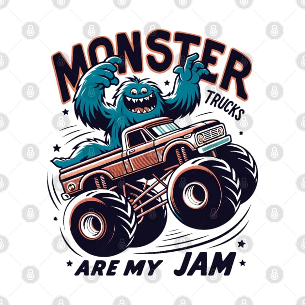 Monster Trucks Are My Jam by starryskin