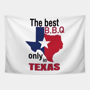 The best B.B.Q only in texas Tapestry