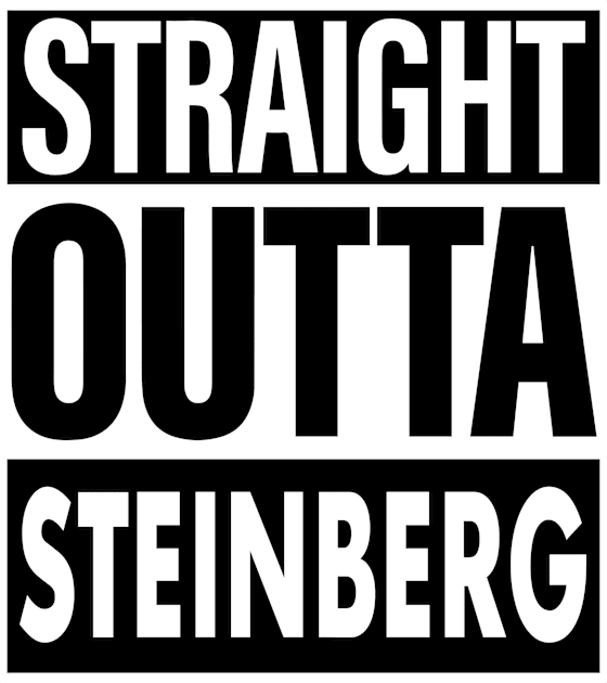 Steinberg Name Straight Outta Steinberg Kids T-Shirt by KieraneGibson