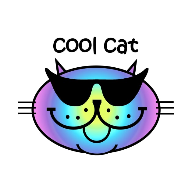 COOL CAT 2 - Dark Rainbow by RawSunArt