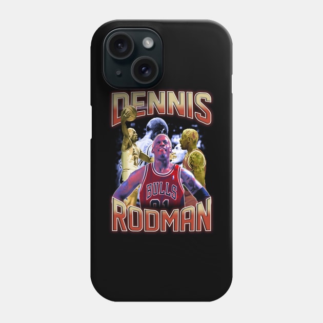Dennis Rodman Bootleg Phone Case by Bootlegheavens