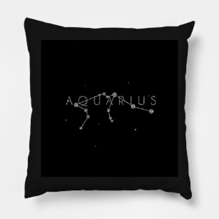 Zodiac sign constellation - aquarius Pillow