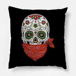 Dead Sugar Skull Design Pillow