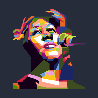 Abstract A.Franklink in WPAP T-Shirt