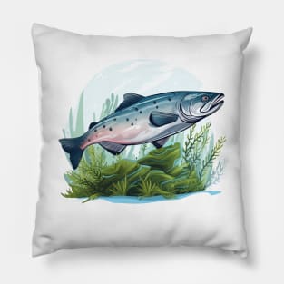 Pacific Northwest Salmon Pillow