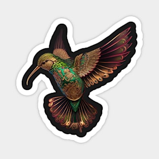 Royal Viking Hummingbird Green Magnet