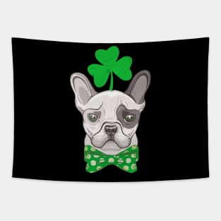 Funny Bulldog lover for irish - saint patrick best Tapestry