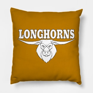 Longhorn mascot Pillow