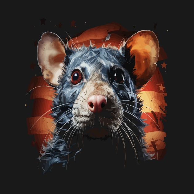 Patriotic Rat by JH Mart