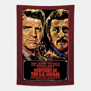 Classic Western Movie Poster - Gunfight at the OK Corral Tapestry