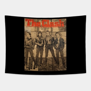 Retro Vintage The Clash Tapestry