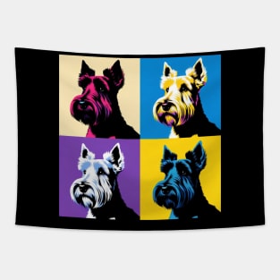 Scottish Terrier Pop Art - Dog Lover Gifts Tapestry
