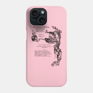 Shakespeare bookish literature poet Phone Case