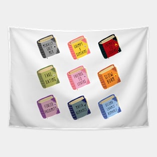 Bookish romance tropes Tapestry