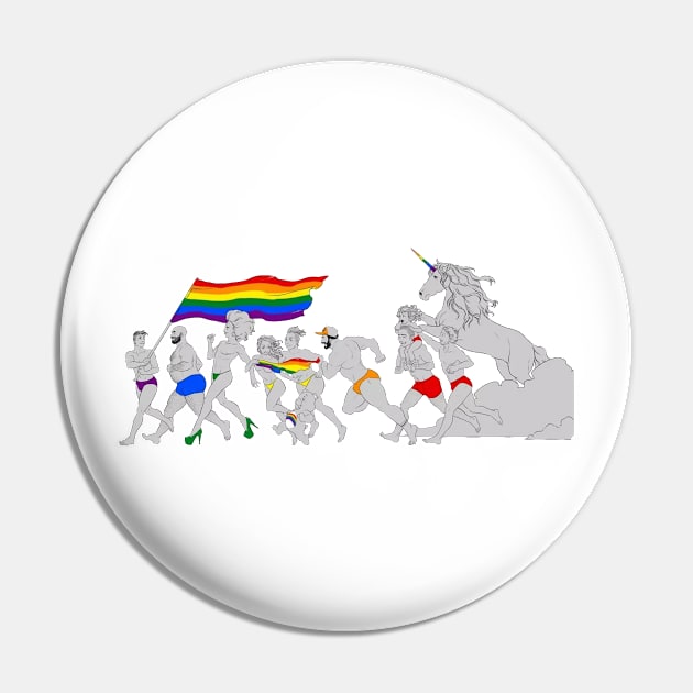 LGBT+ Pride Pin by DorothyGoesGlamping