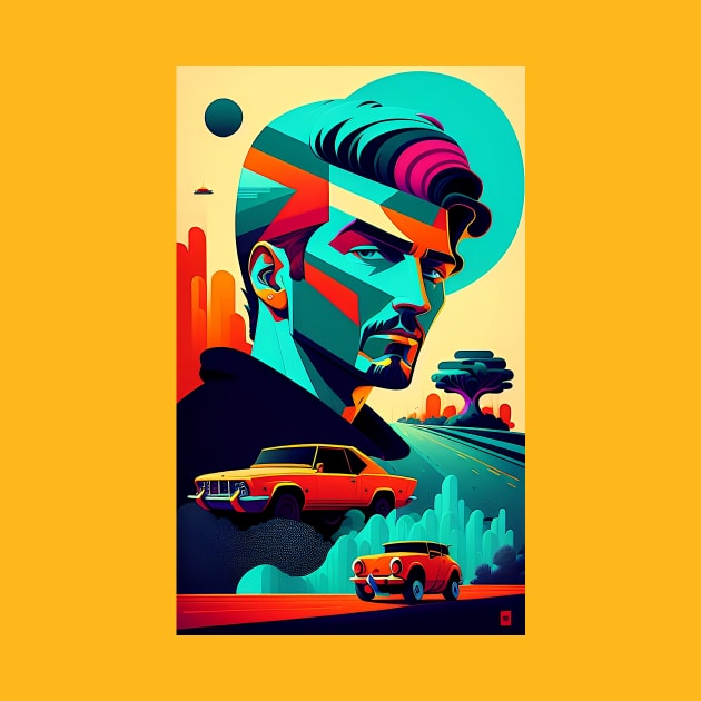 Man Drive by ArtBeatsGallery