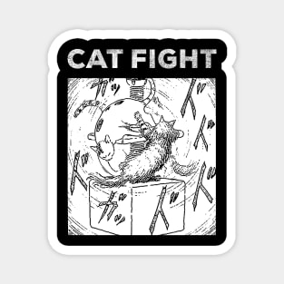 Cat Fight Magnet