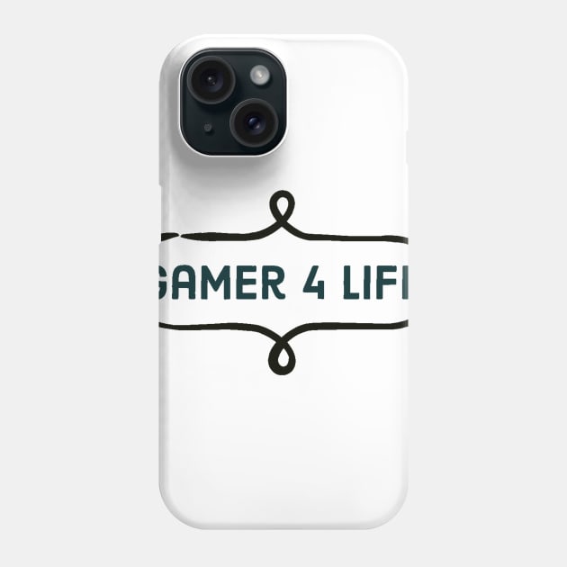 Gamer for life/gaming meme #1 Phone Case by GAMINGQUOTES