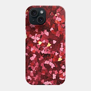 Hearty hearts - Pink and red hearts Phone Case