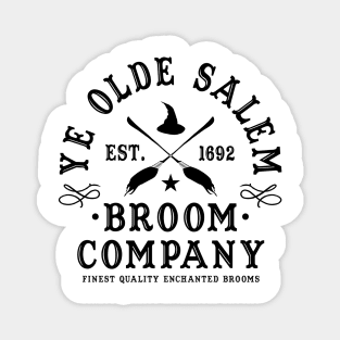 Wiccan Occult Witchcraft Salem Broom Company Magnet