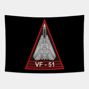 F14 Tomcat - VF51 Screaming Eagles Tapestry