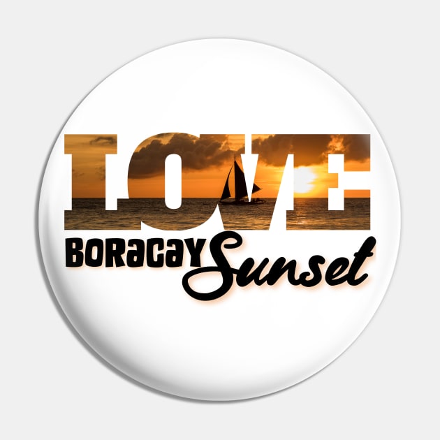 Boracay sunset Pin by AlGenius