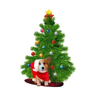 Corgi and Christmas T-Shirt