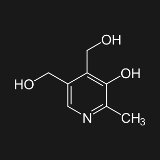 Vitamin B6 Pyridoxine C8H11NO3 Molecule T-Shirt