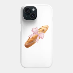 Baguette with bow Phone Case