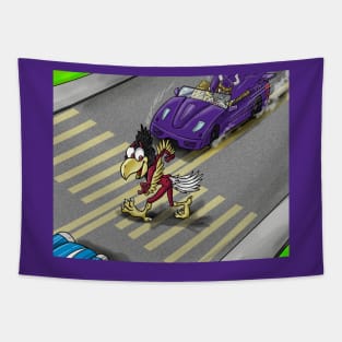 Minnesota Vikings Fans - Kings of the North vs Road Crossing Birdies Tapestry