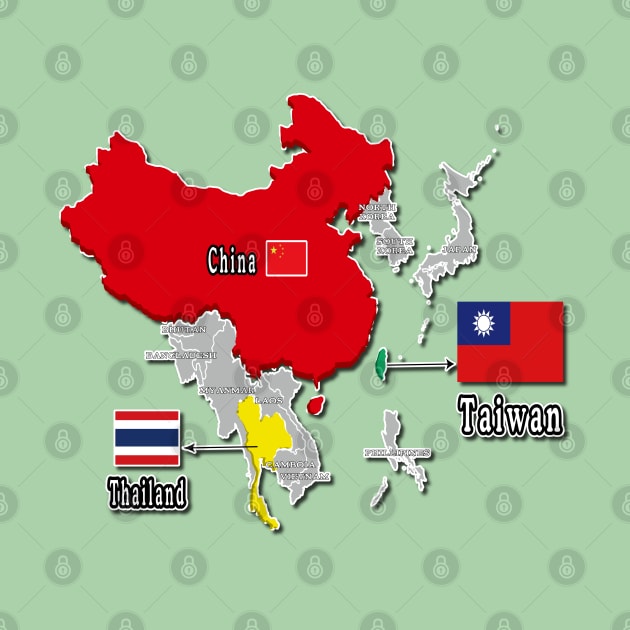 where is taiwan world map | taiwan location map_not Thailand and China_green by jessie848v_tw