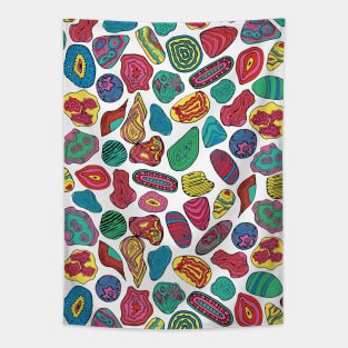 Gems, crystal stones pattern-Kika Tapestry