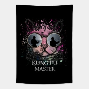 Cat karate kid Tapestry