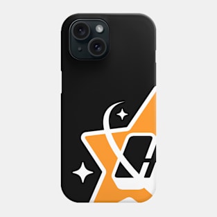 HOUSE MUSIC  - Y2K Star Galaxy (White/Orange) Phone Case