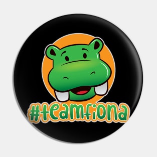 #Team Fiona,' Cute Baby Hippo Fiona Pin