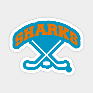 Sharks Hockey Small Logo Magnet