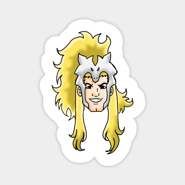 SUPER HERO HORSKNIGHT (HEAD) Magnet by MIZART