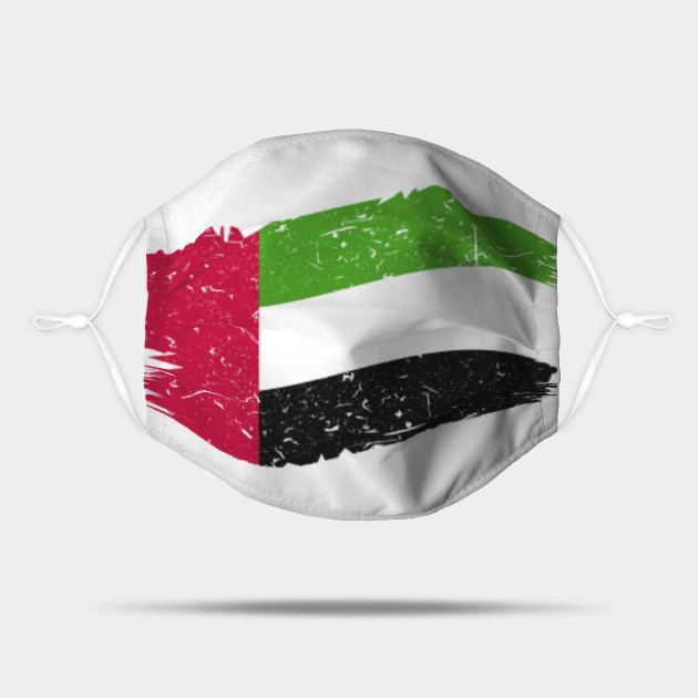 U A E Flag Design Uae Flag Mask Teepublic
