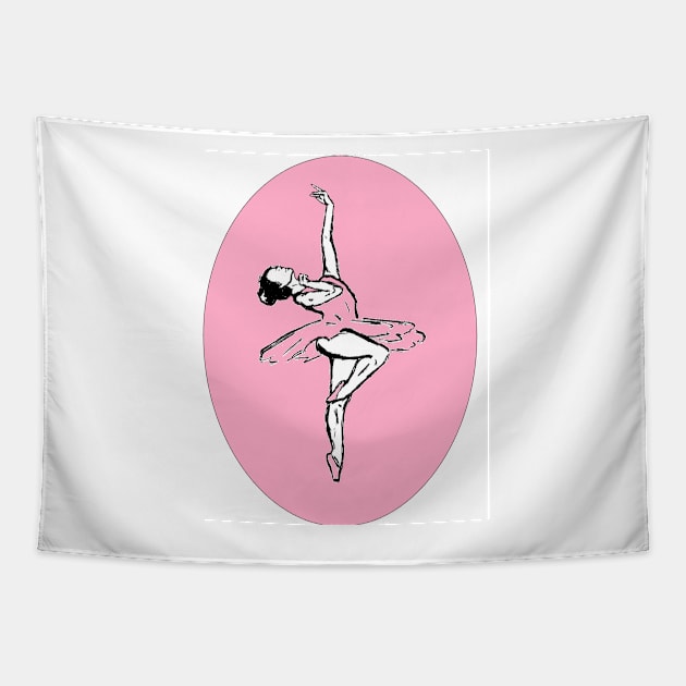 Dancer in Pink Tapestry by AcaciaRogers