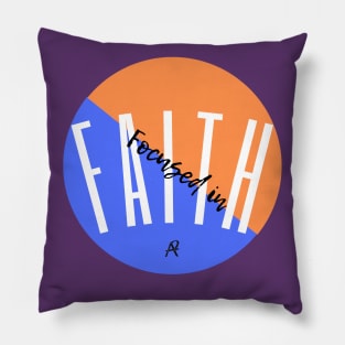 Focused in Faith - Hebrews 10:23 Pillow