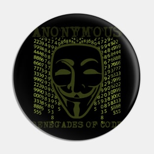 Cyber Shadows – Anonymous Face Pin